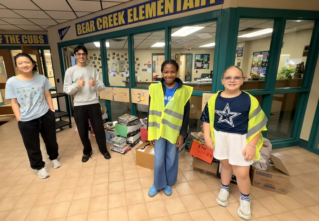 Bear Creek Student Council teams up with Colleyville Heritage High School student-led club for book drive