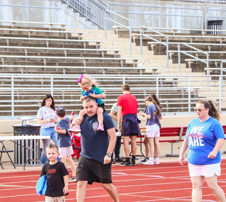 Pictures from Walk a Mile with GCISD event