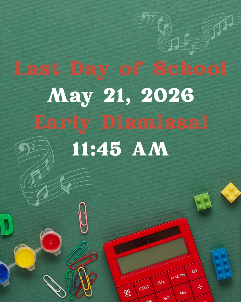 chalkboard green background with red and white writing colorful paperclips, legos and paint