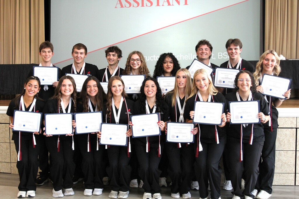 Pinning ceremony honorees