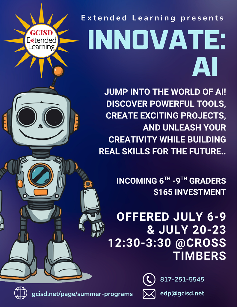 AI Summer Camp flyer
