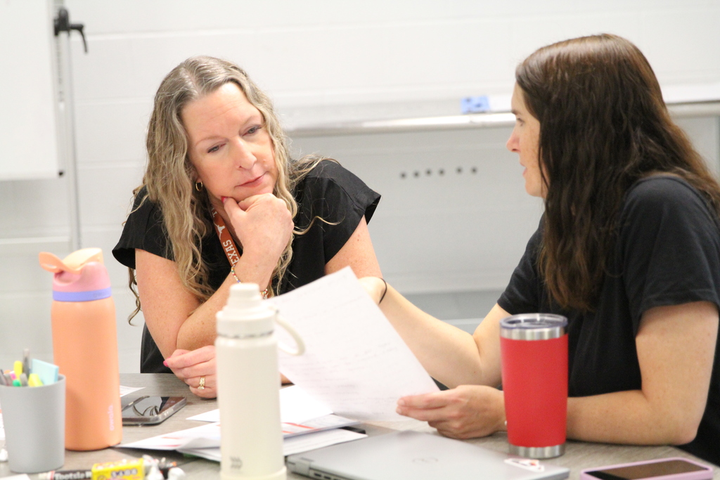Teachers and staff at professional development