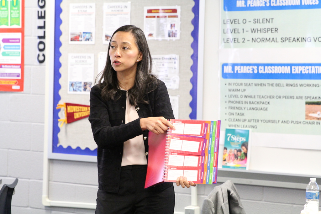 Teachers and staff at professional development