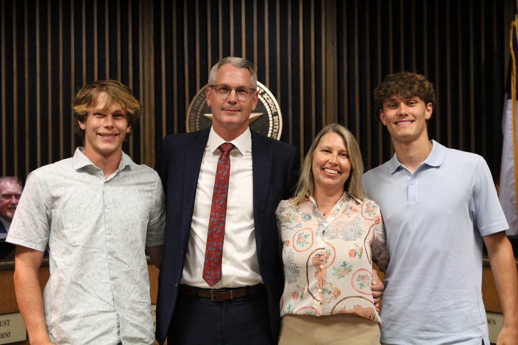 New Superintendent and his family