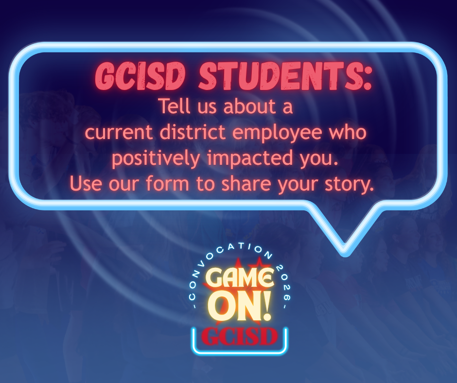 Graphic asking students to submit a story about when a teacher made a difference. A form was provided to submit the story.