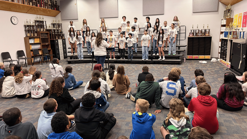 Choir room 5th grade rotations