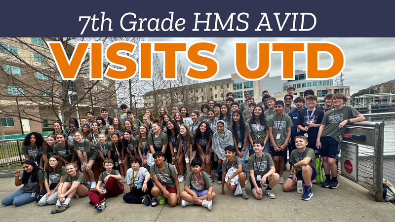 7th Grade Whole group image at UTD