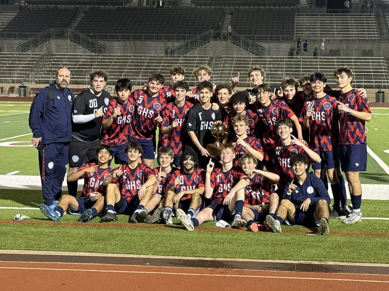 GHS Boys Celebrating Bi-District Win