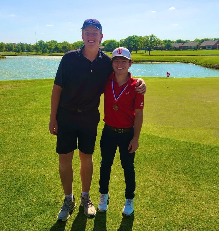 Suges and McPhillips posing as Individual Qualifiers for Regionals