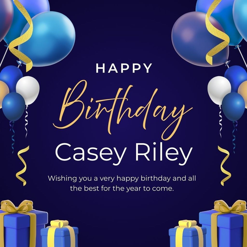 Happy Birthday, Casey!
