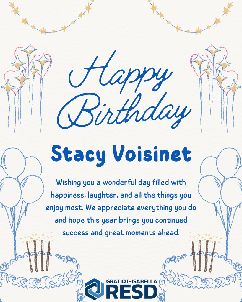 Birthday Card to Stacy Voisinet