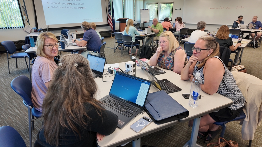 Educators reflect on their learning.