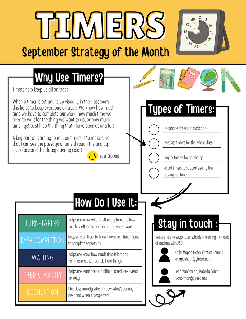 September Strategy of the Month for ASD and Everyone