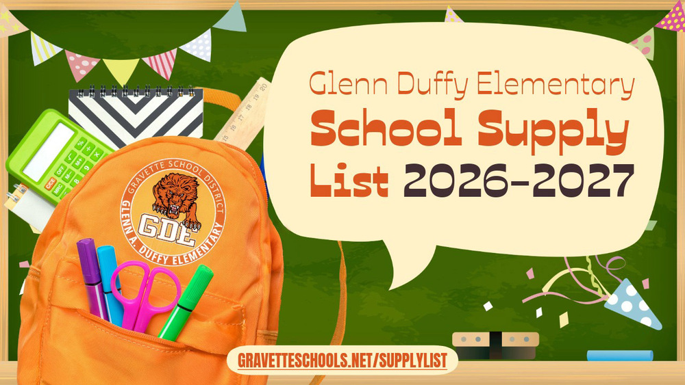 GDE School Supply List