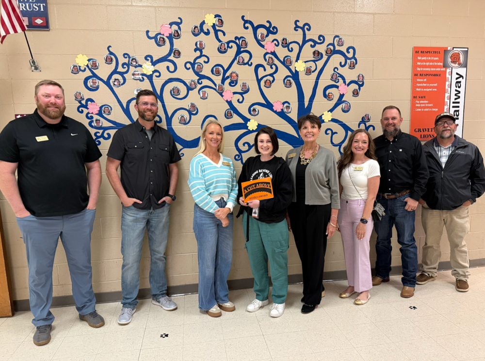 Art Teacher Morgan Knuckles Receives "Cut Above" Award