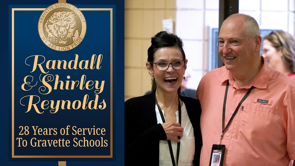 Randall and Shirley Reynolds 28 Years of Service to Gravette Schools
