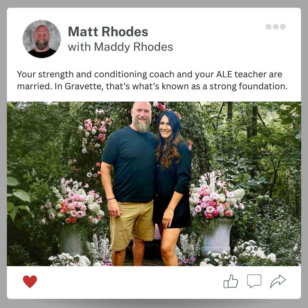 Gravette Marriages Spoof Post Graphic