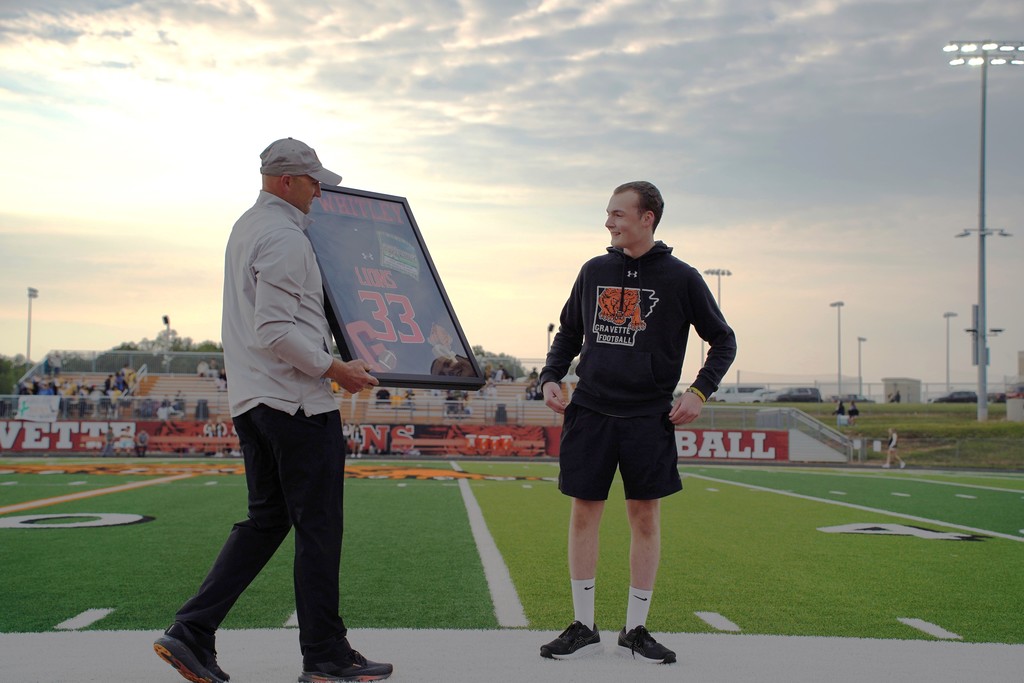 Harrison Whitley Jersey Presentation