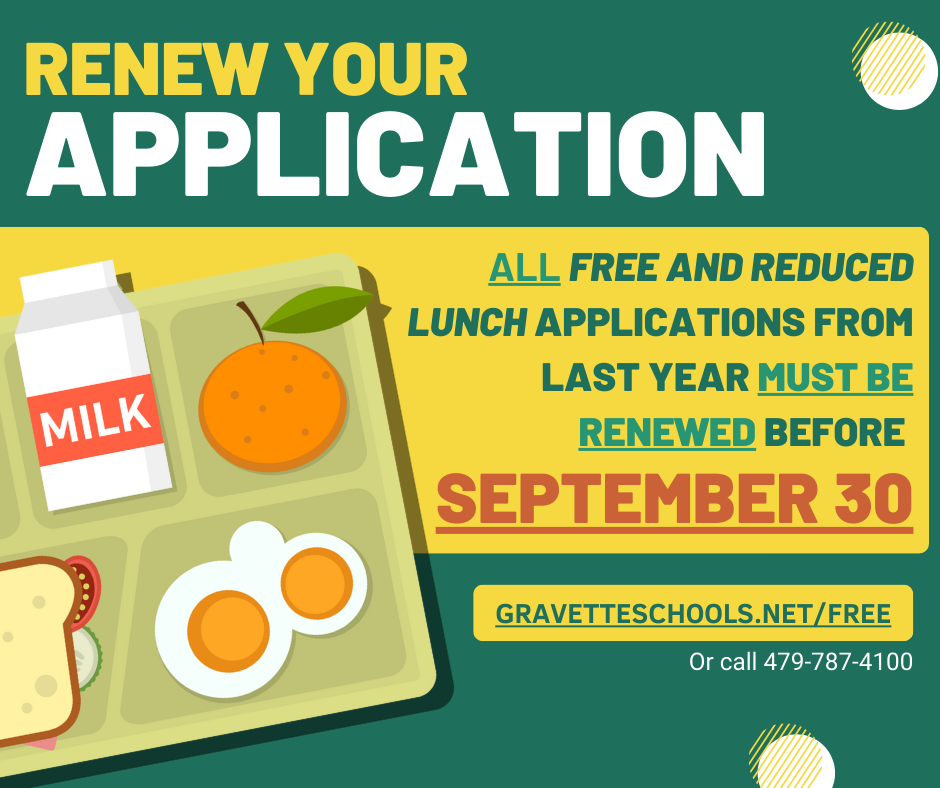 Free and Reduced Lunch Renewal