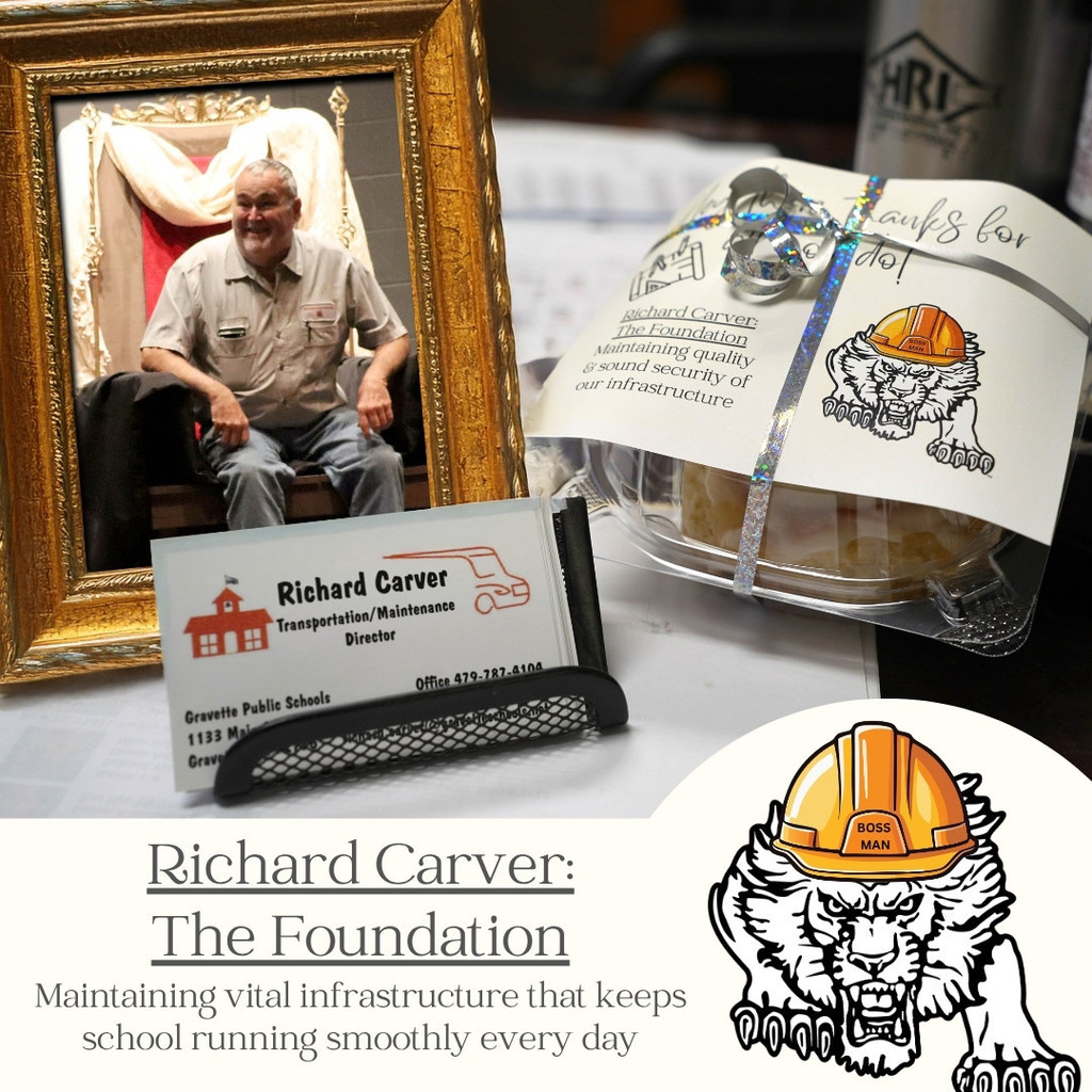 Richard Carver, The Foundation - Maintaining the systems that keep school operations moving every day.