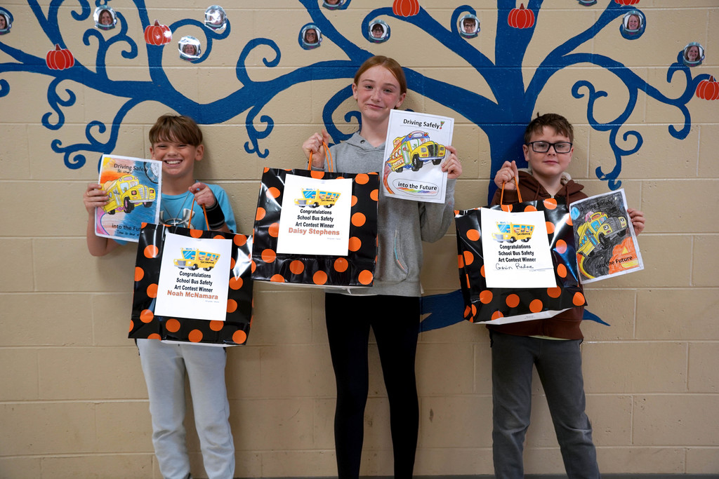 School Bus Coloring Contest Winners