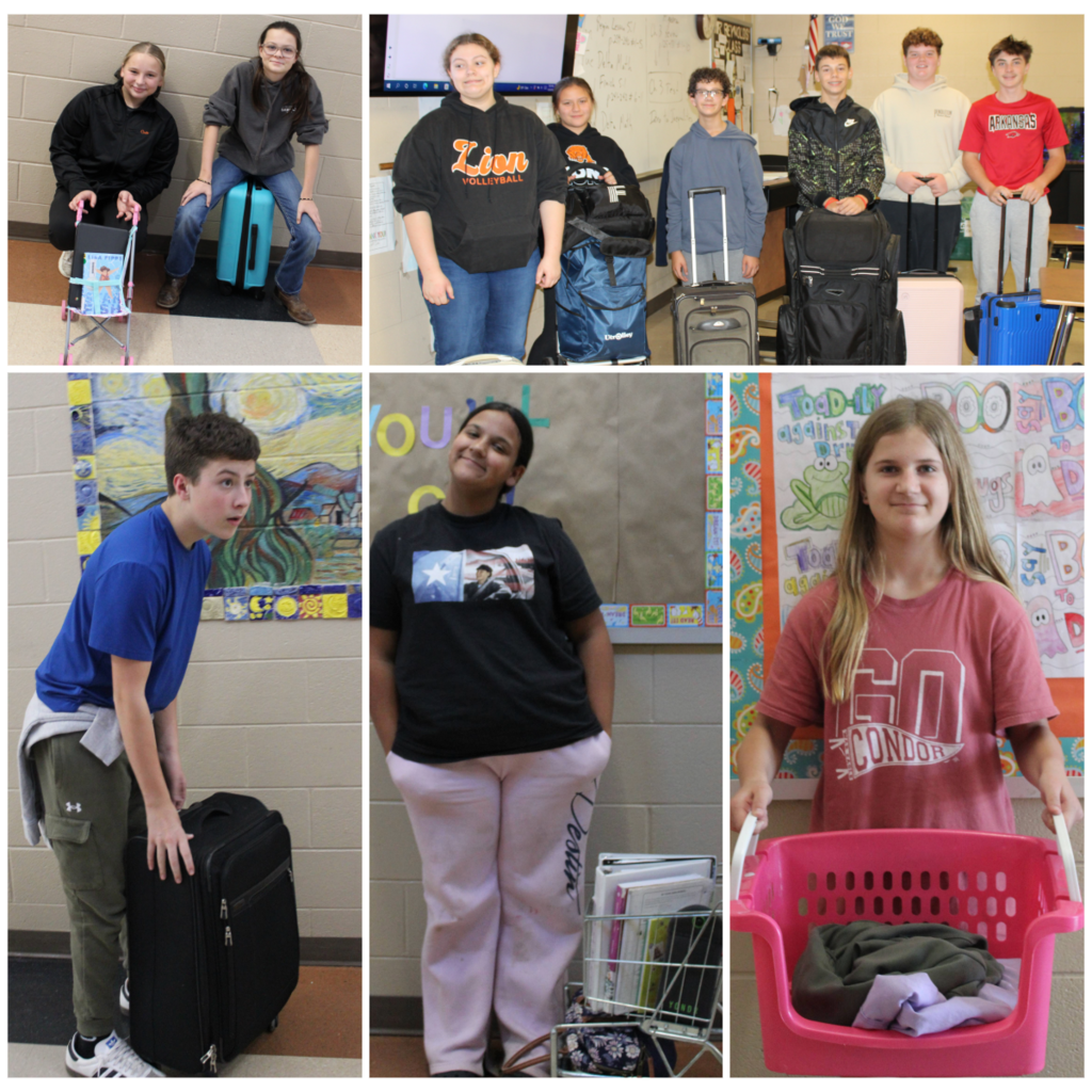 Day Four Theme Anything But A Backpack Photos