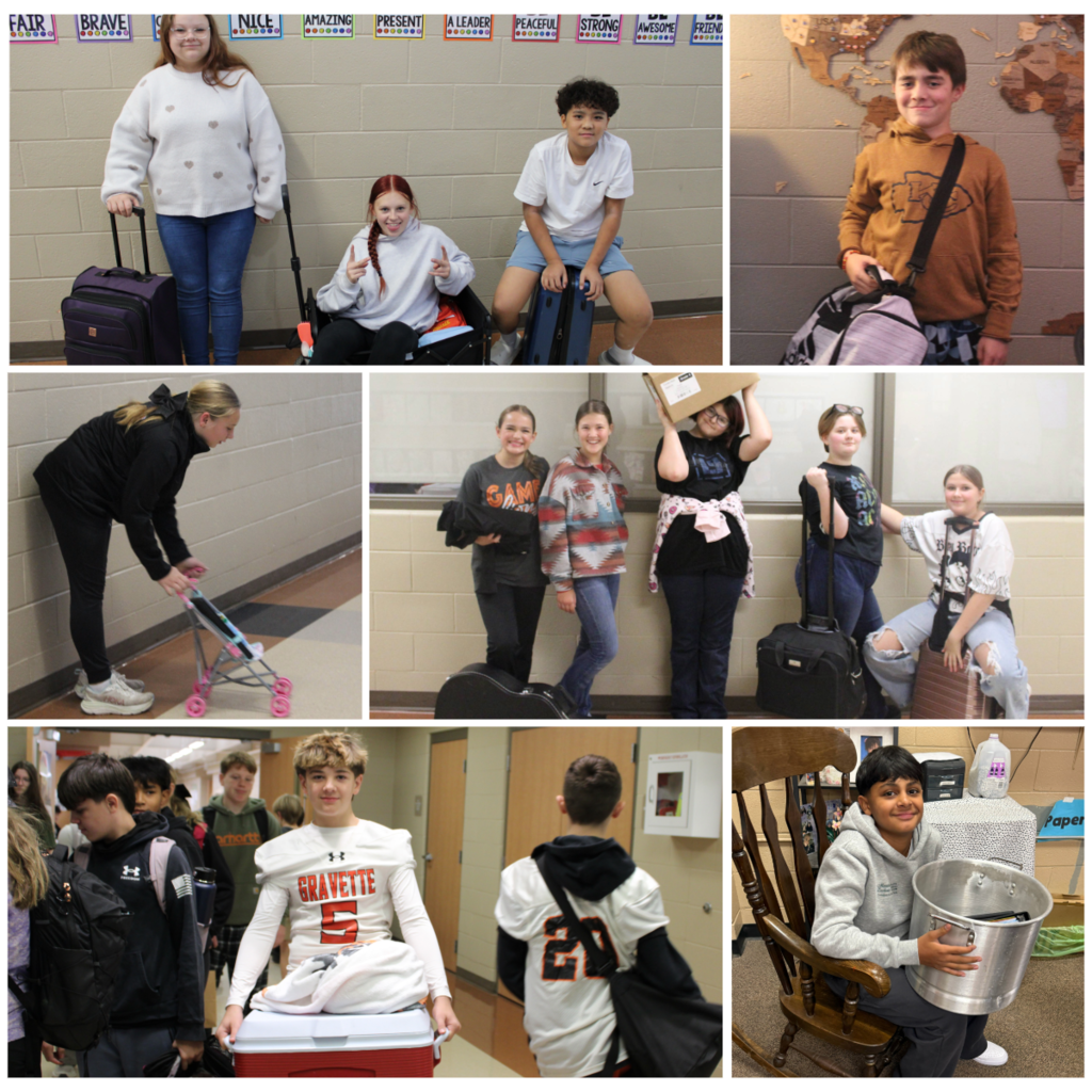 Day Four Theme Anything But A Backpack Photos