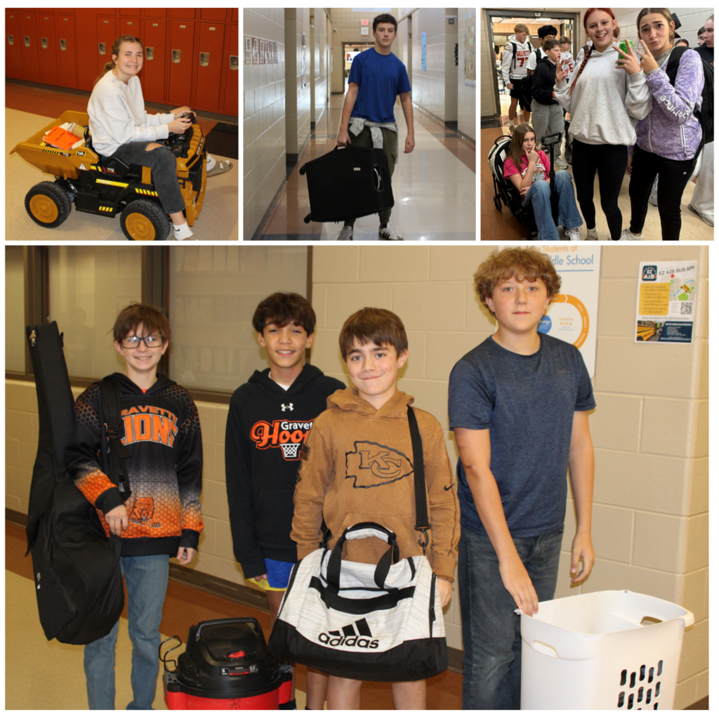 Day Four Theme Anything But A Backpack Photos