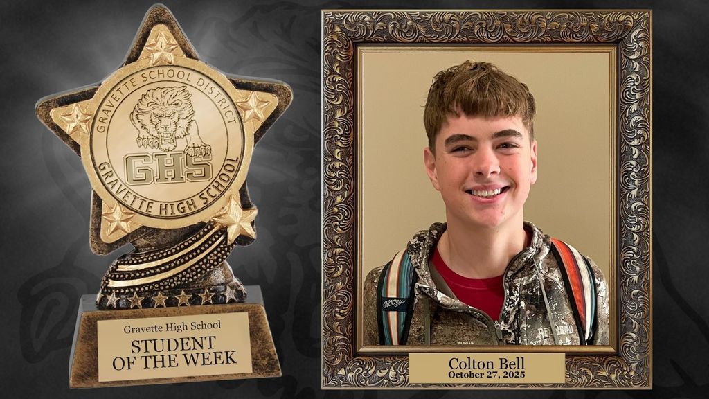 Colton Bell Student of the Week October 27