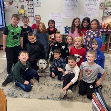 Duffy Visiting Davis Class