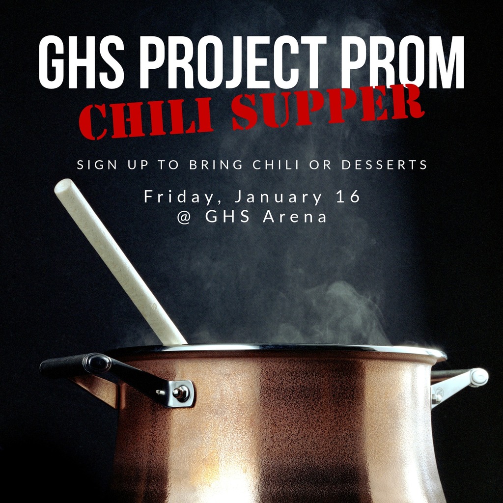 Project Prom Chili Supper Graphic