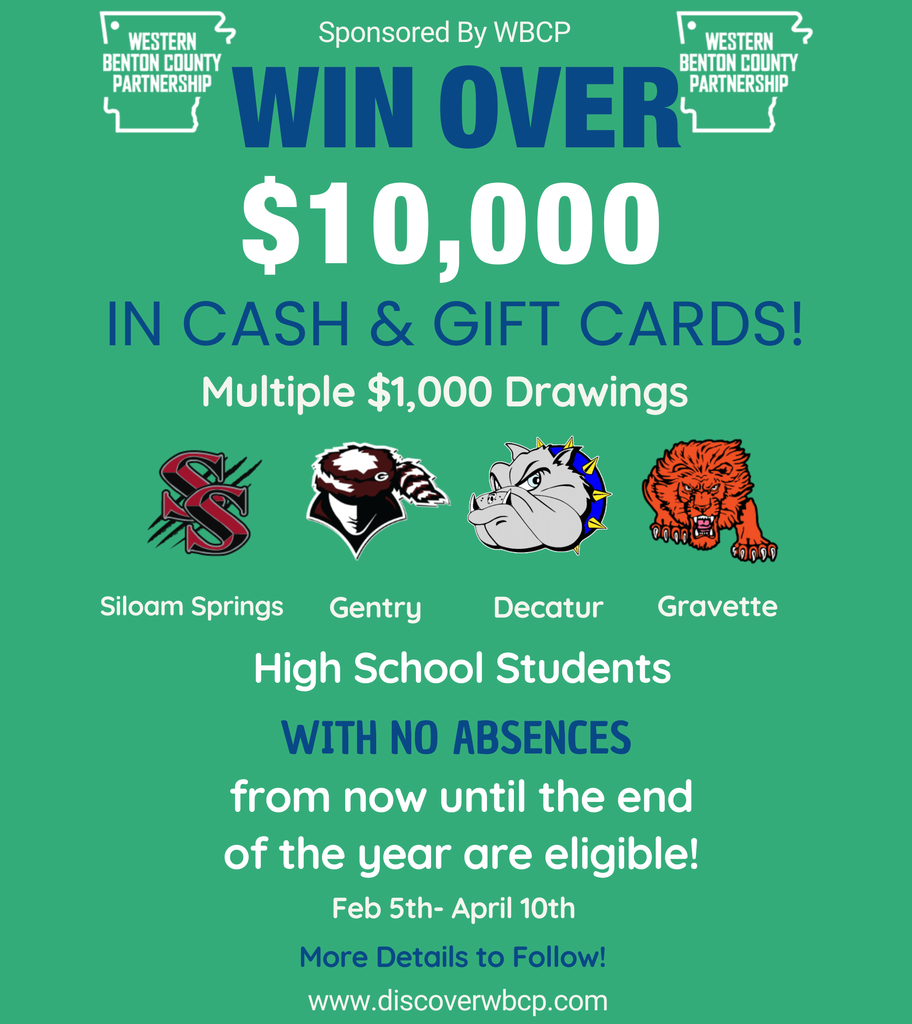 Cash Drawing Attendance Bonus Flyer