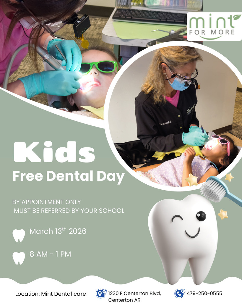 Mint Free Dental Day Flyer