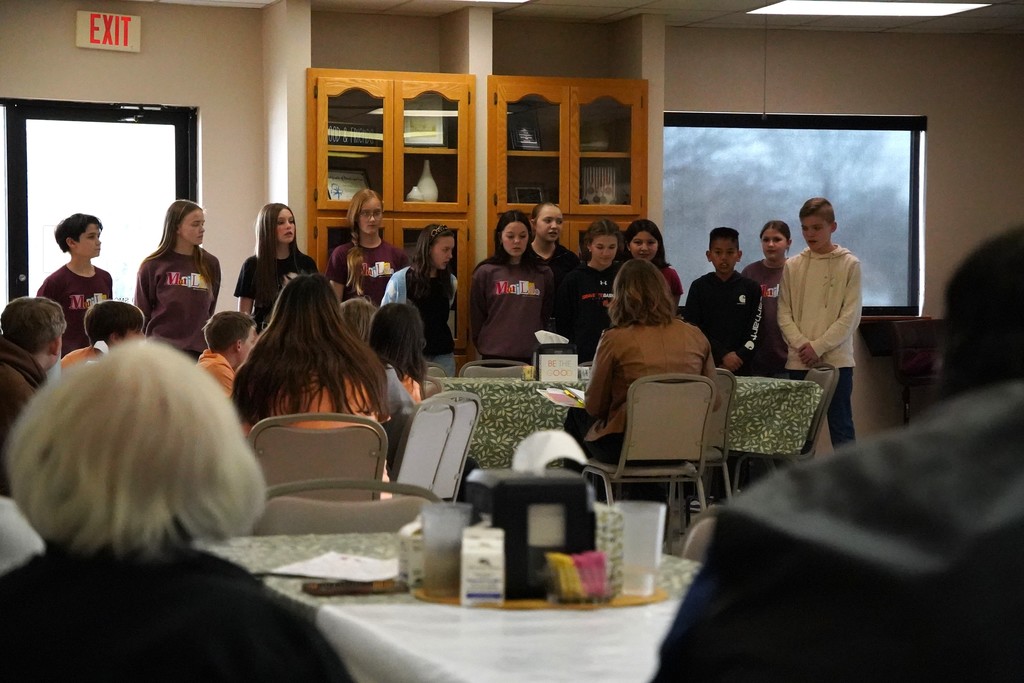 GMS Choir Performance at Senior Center