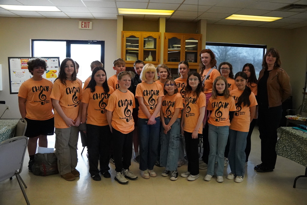 GMS Choir Performance at Senior Center