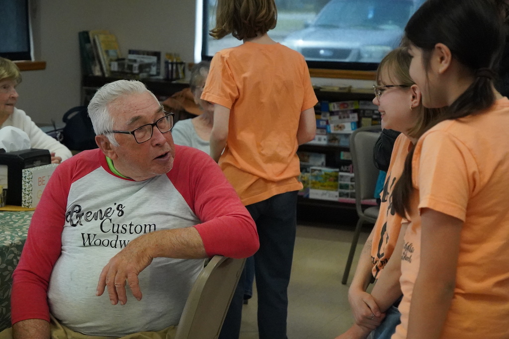 GMS Choir Performance at Senior Center
