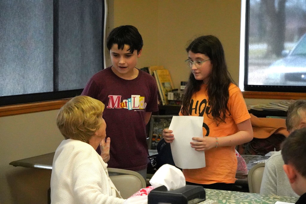 GMS Choir Performance at Senior Center