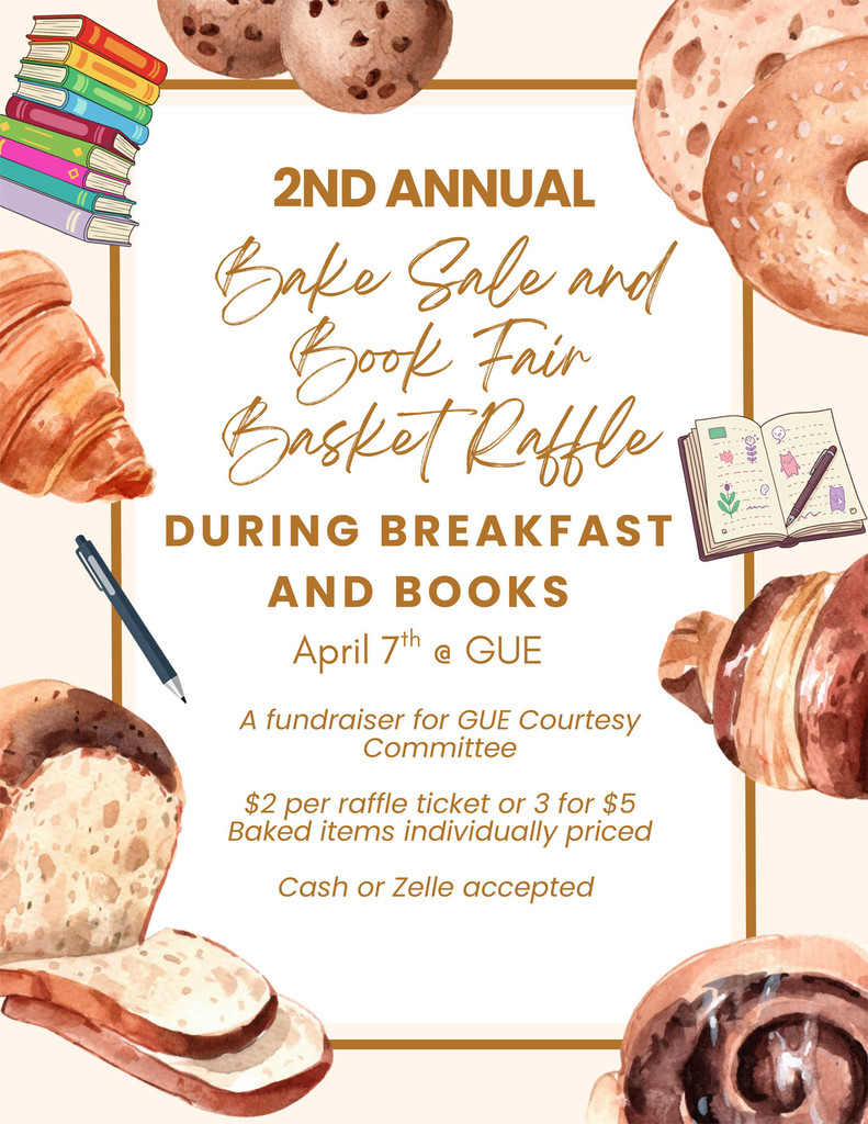 Bake Sale and Raffle Flyer