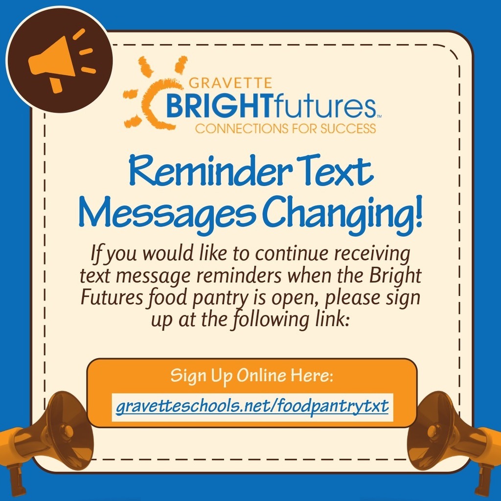Bright Futures Food Pantry Reminder Graphic