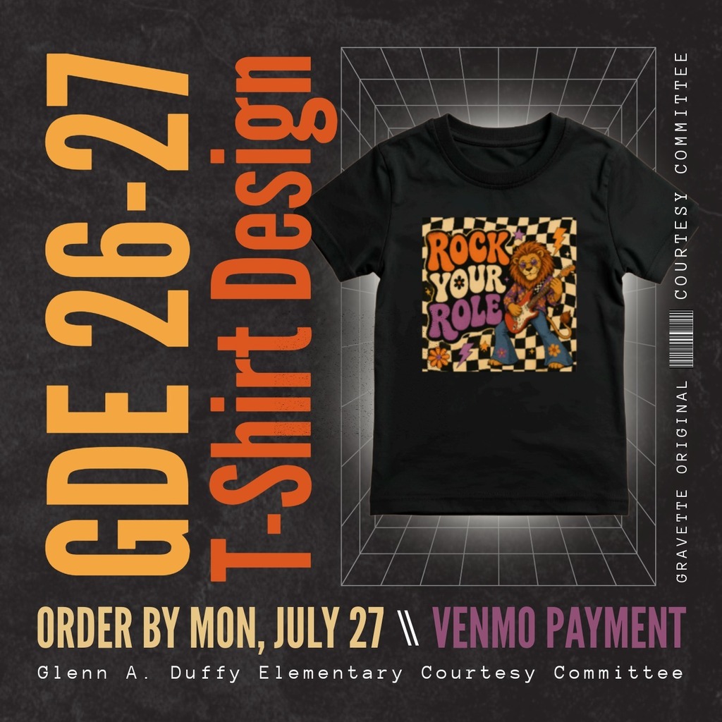 GDE Shirt Fundraiser Graphic