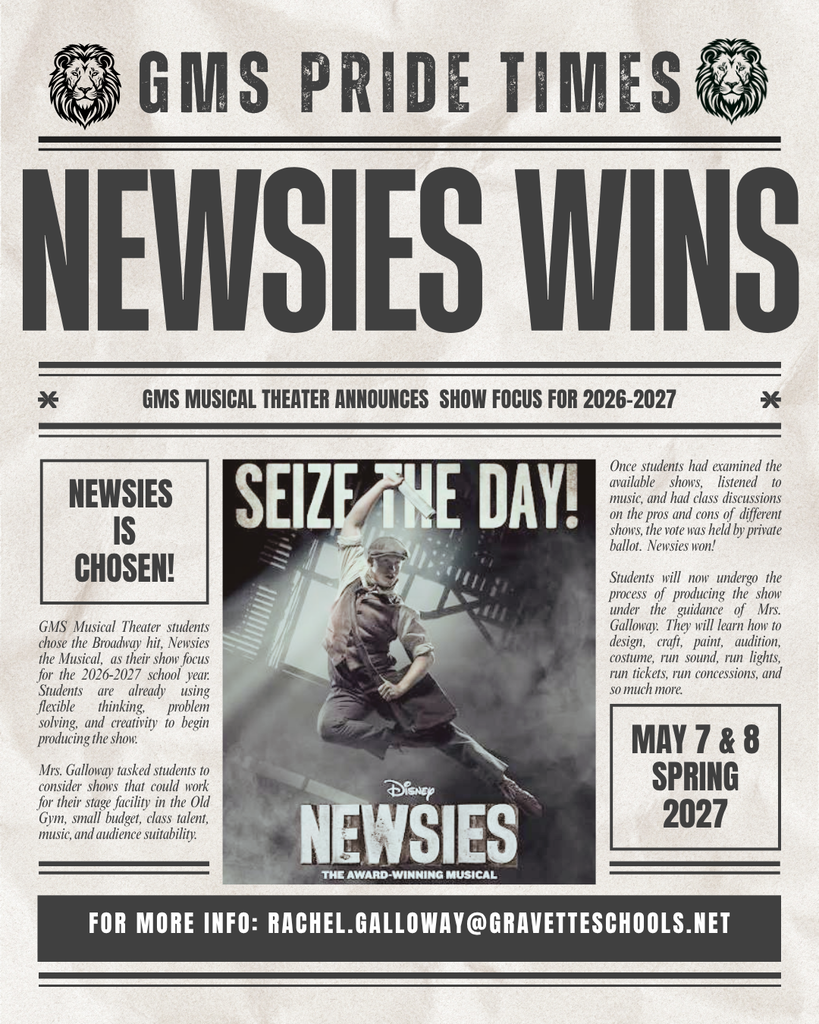 GMS Musical Theater Graphic