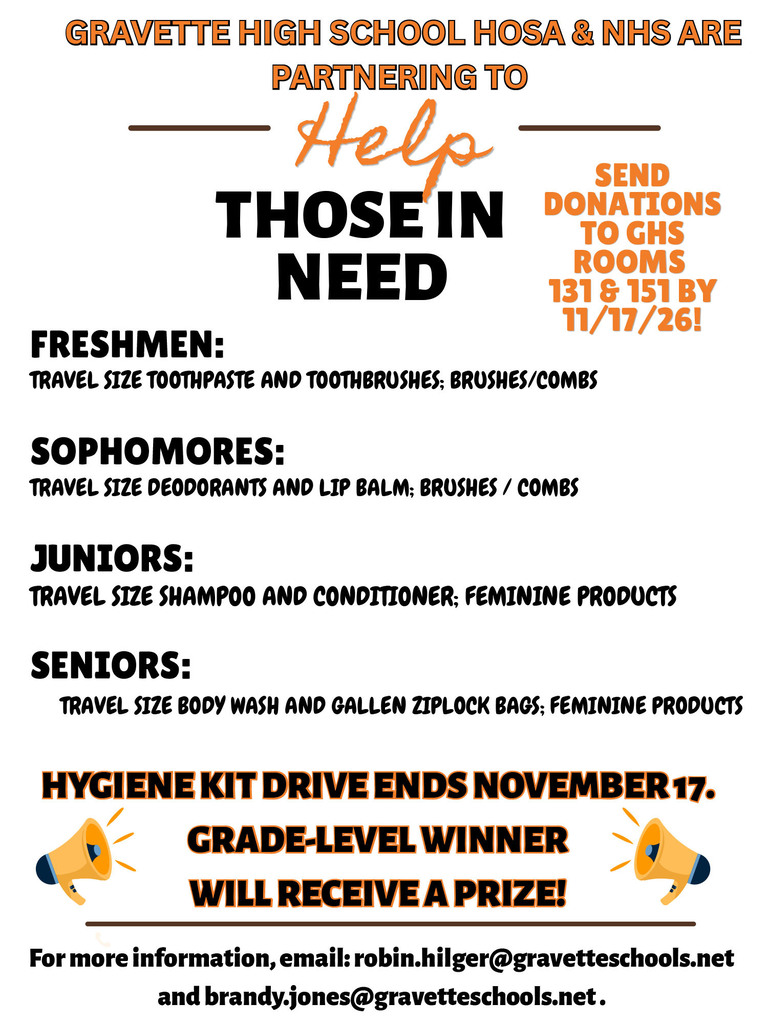 Hygiene Drive Flyer