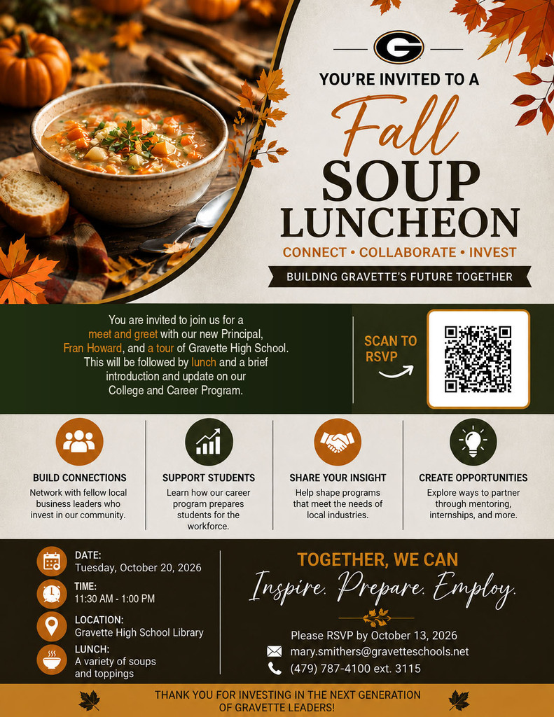 Fall Soup Luncheon Invitation