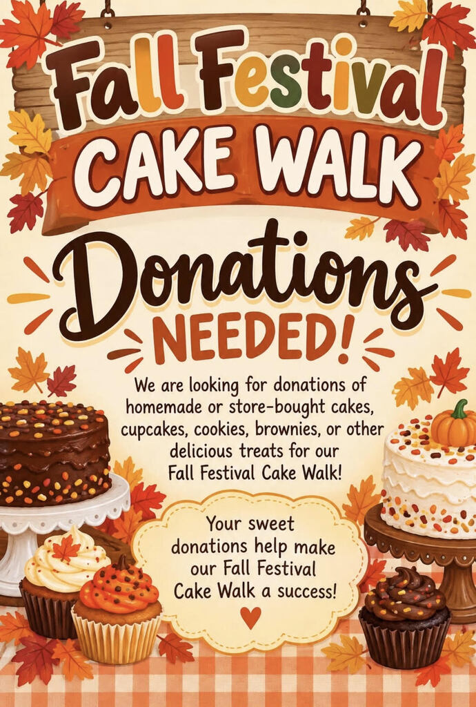 Fall Festival Cake Walk Graphic