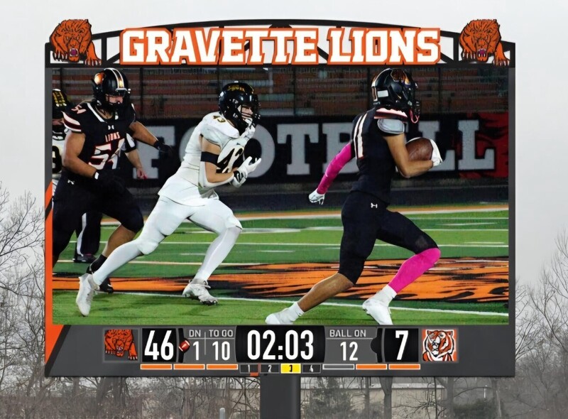 Rendering of new Lions Stadium Scoreboard coming next season