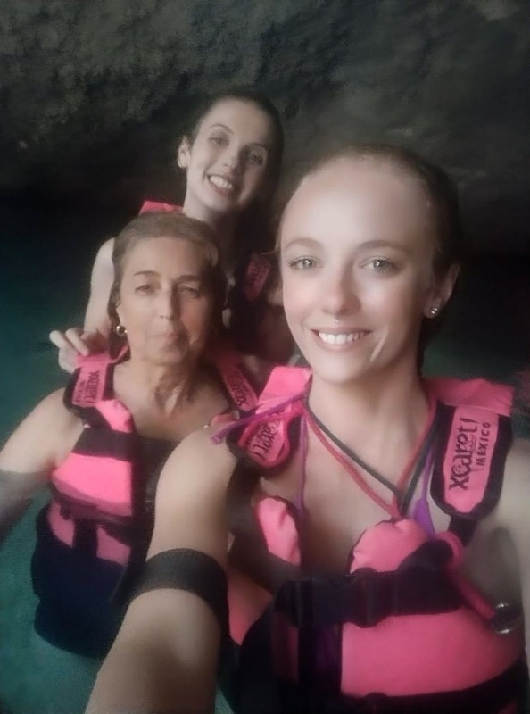 Kay Russow on vacation with two of her grandchildren