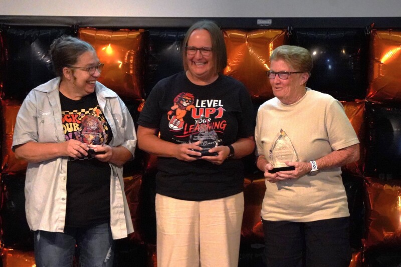 Classified staff honorees were Tammy Forcum, custodian at Glenn Duffy Elementary; Carrisa Lewallen, paraprofessional at Gravette Upper Elementary; Janice Dye, food service worker; and Kay Robbins, bus driver.