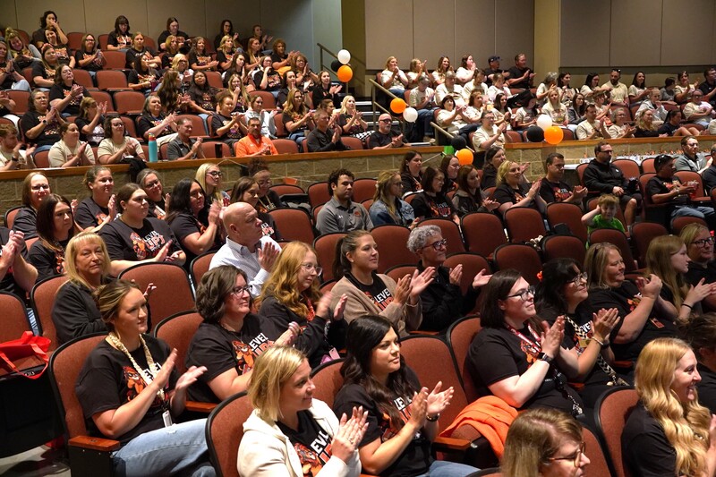 Staff at the District Day Celebration