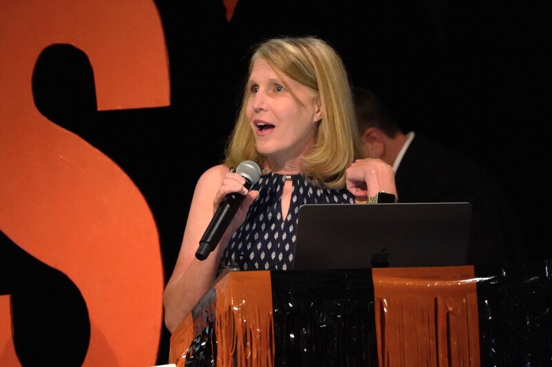 State representative Hope Duke served as co-presenter for the staff member awards. 