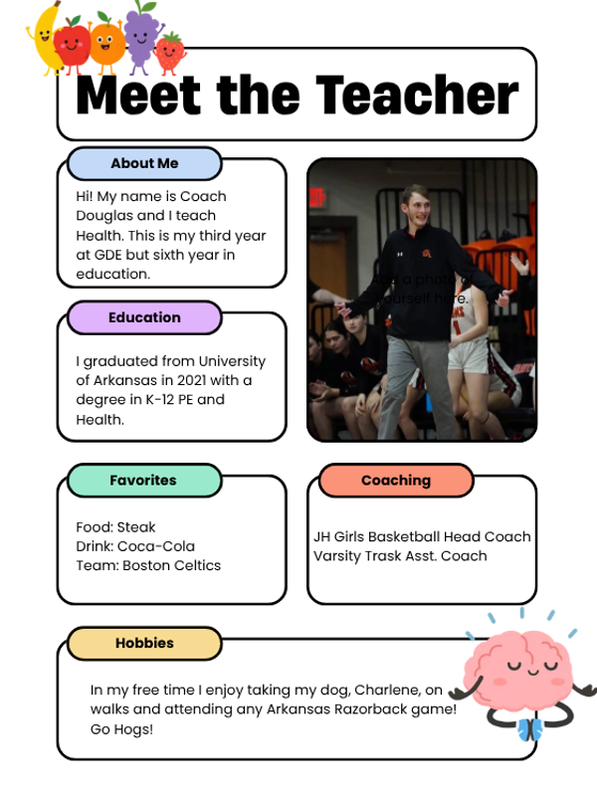 Mr. Douglas Meet the Teacher Graphic